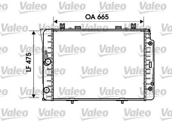Radiateur Valeo 734631