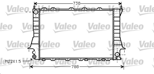 Radiateur Valeo 734751