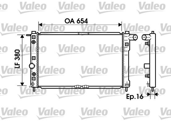 Radiateur Valeo 734765