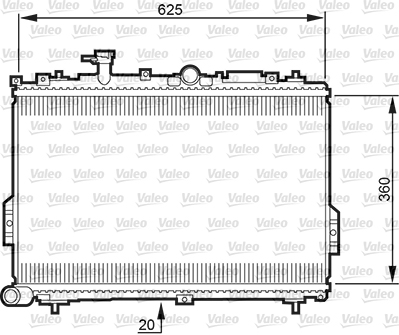 Radiateur Valeo 734781