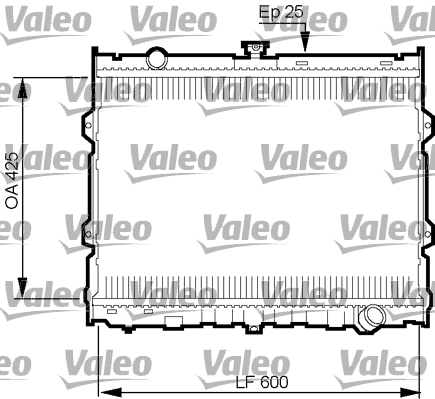 Radiateur Valeo 734784