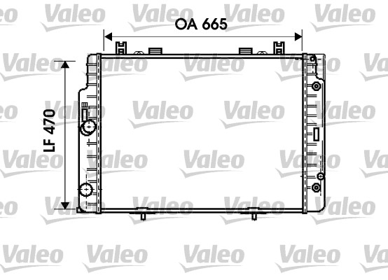 Radiateur Valeo 734793