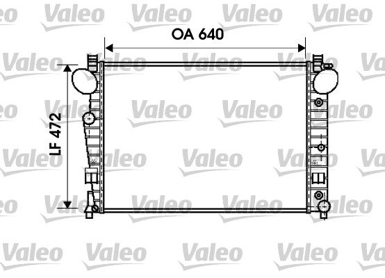 Radiateur Valeo 734802