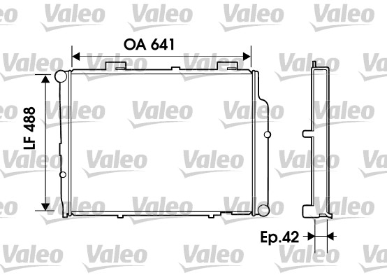 Radiateur Valeo 734803