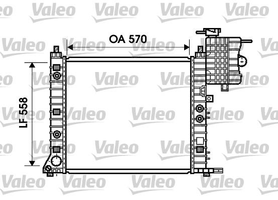 Radiateur Valeo 734806