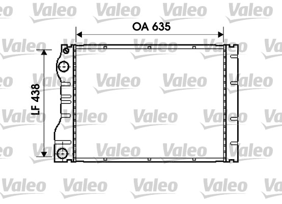 Radiateur Valeo 734828