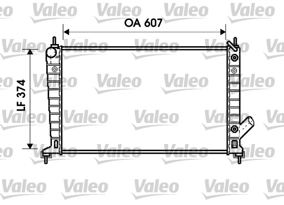Radiateur Valeo 734830