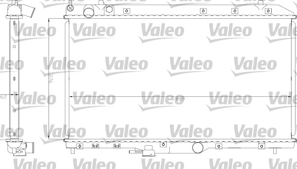 Radiateur Valeo 734845