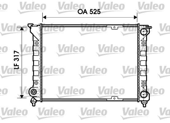 Radiateur Valeo 734853