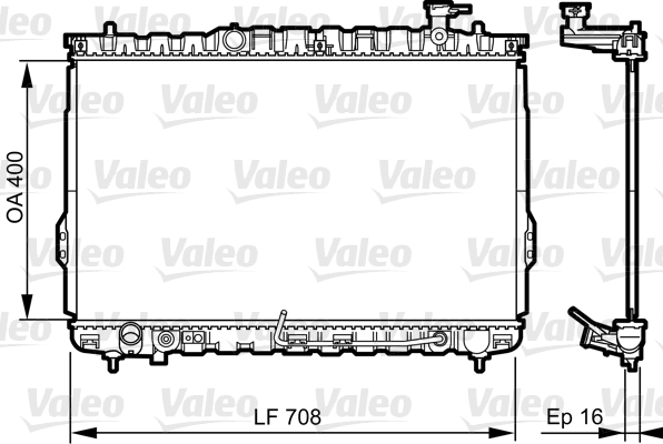 Radiateur Valeo 734909