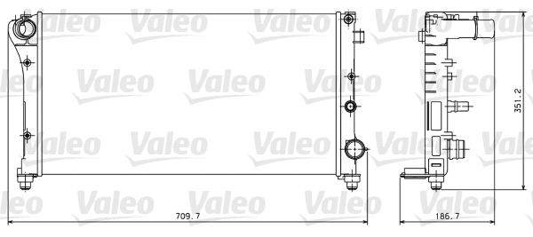 Radiateur Valeo 734924