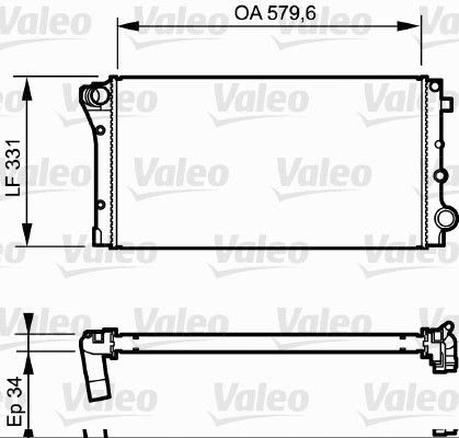 Radiateur Valeo 734932