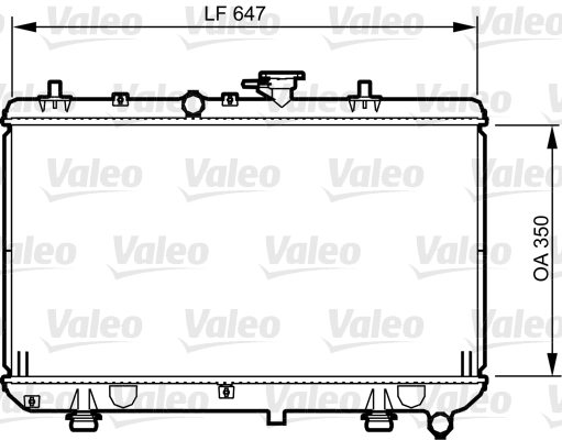 Radiateur Valeo 734966