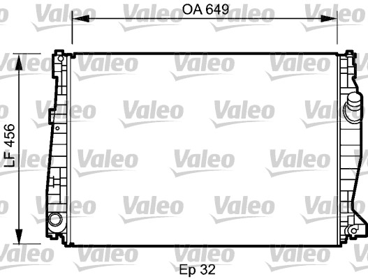 Radiateur Valeo 735021