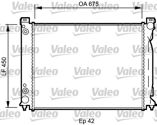 Radiateur Valeo 735030