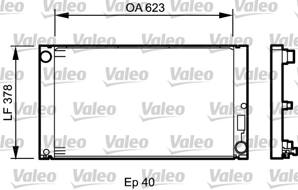 Radiateur Valeo 735034