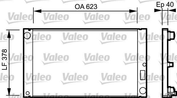 Radiateur Valeo 735036