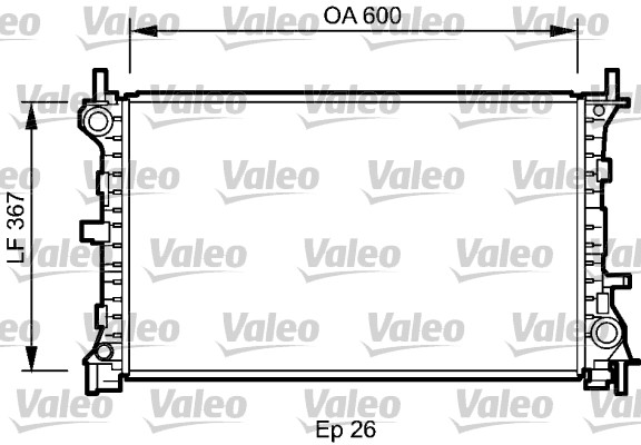 Radiateur Valeo 735046