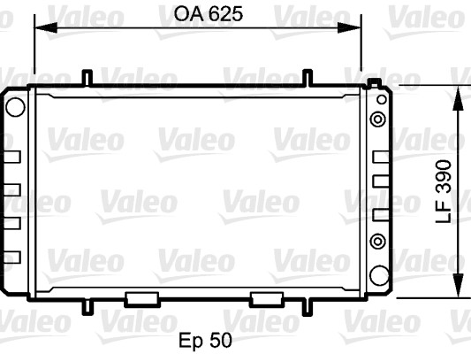 Radiateur Valeo 735052