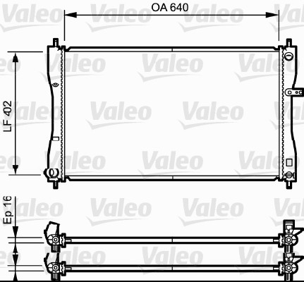 Radiateur Valeo 735056