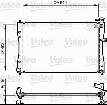 Radiateur Valeo 735057