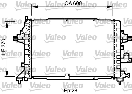 Radiateur Valeo 735080