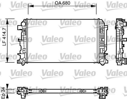 Radiateur Valeo 735084