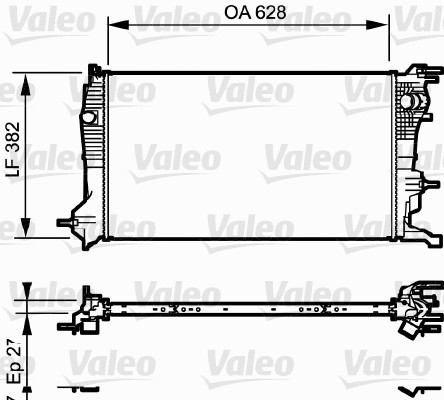 Radiateur Valeo 735185