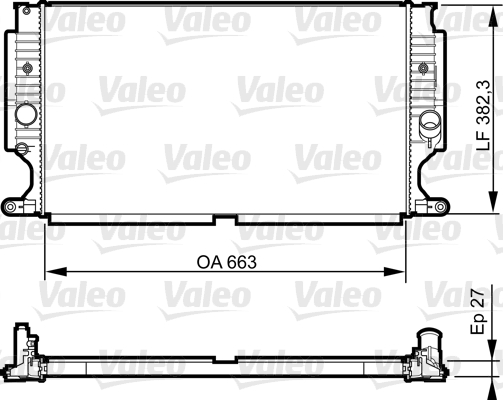 Radiateur Valeo 735188