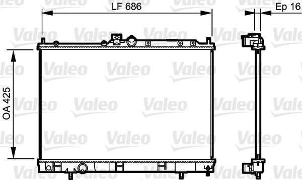 Radiateur Valeo 735201