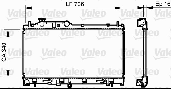 Radiateur Valeo 735212