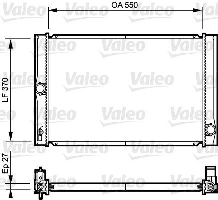 Radiateur Valeo 735213