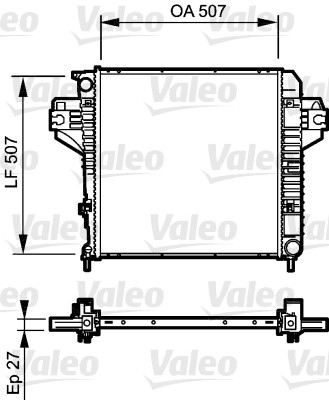 Radiateur Valeo 735221