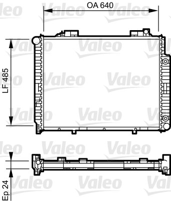 Radiateur Valeo 735231