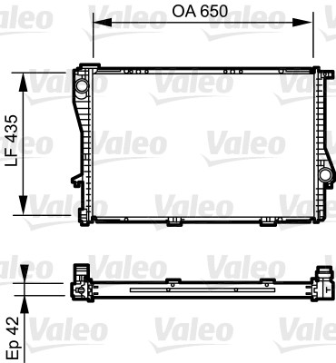 Radiateur Valeo 735233