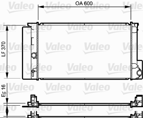 Radiateur Valeo 735250