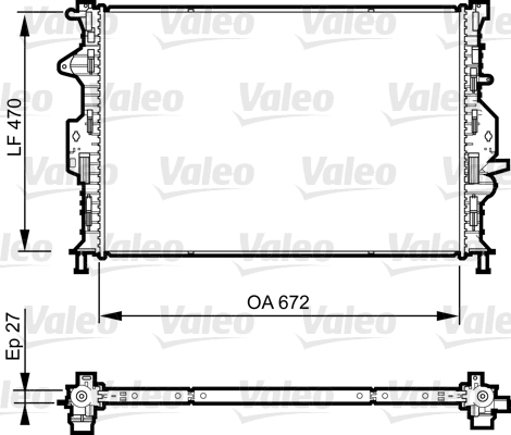 Radiateur Valeo 735374