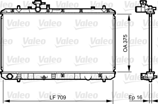 Radiateur Valeo 735407