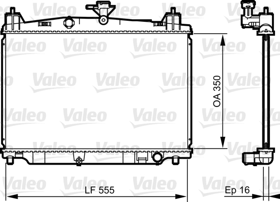 Radiateur Valeo 735416
