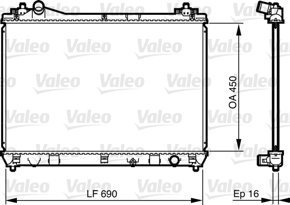 Radiateur Valeo 735433