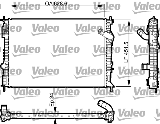 Radiateur Valeo 735461