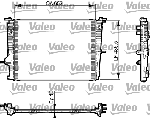 Radiateur Valeo 735463