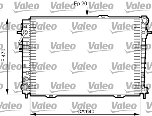 Radiateur Valeo 735507
