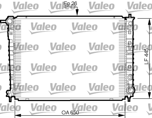 Radiateur Valeo 735512