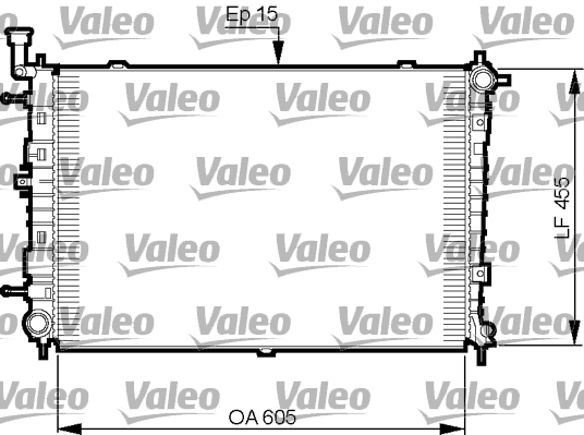 Radiateur Valeo 735516