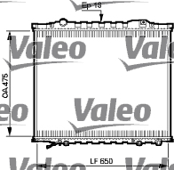 Radiateur Valeo 735528