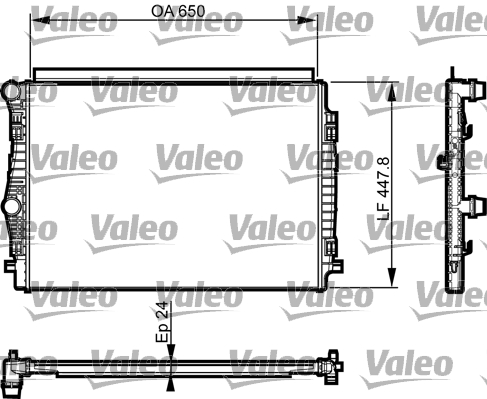 Radiateur Valeo 735559