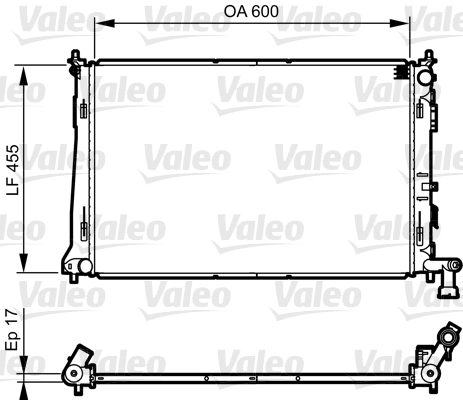 Radiateur Valeo 735564