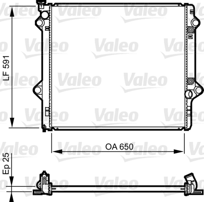 Radiateur Valeo 735568