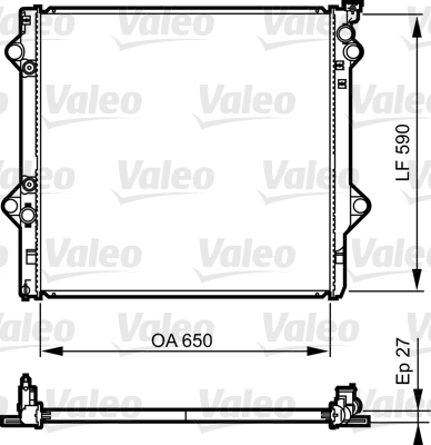 Radiateur Valeo 735569